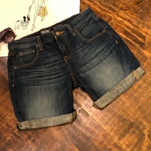 NWOT Denim Boyfriend Shorts